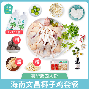 海蓝厨房海南椰子鸡豪华版4人餐