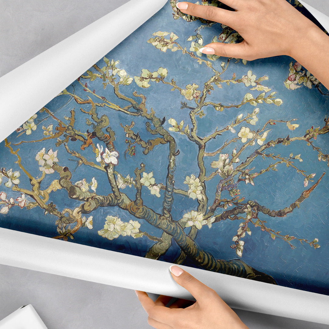 고급 맞춤형 반 고흐 유명한 그림 시리즈 유화 포장지 크리 에이 티브 선물 선물 인상파 손으로 포장 한 책 표지 용지