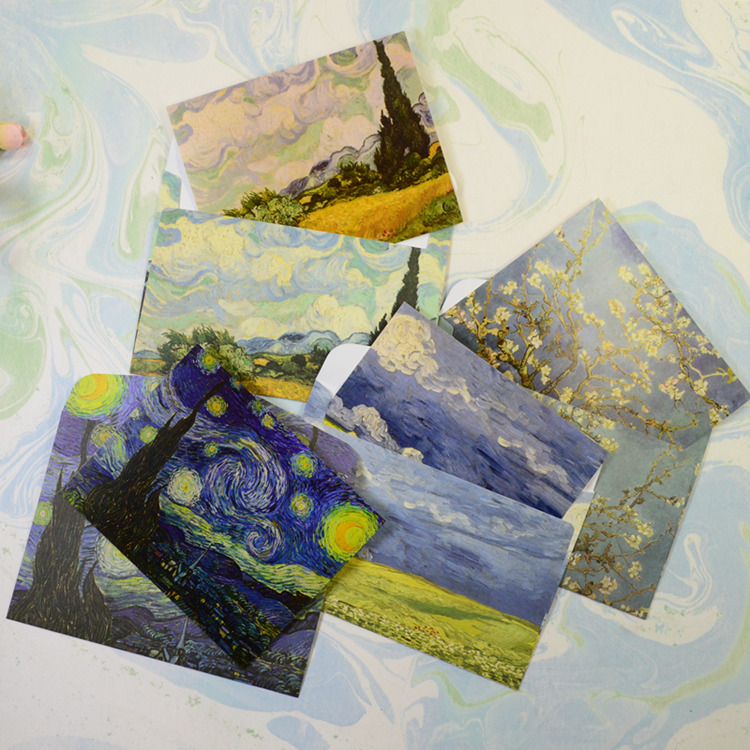 梵高名画信封信纸套装礼品文具