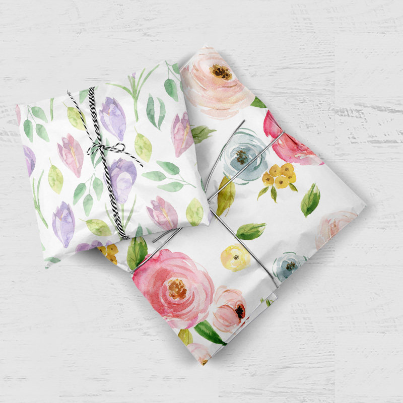 선물 포장지 꽃 테두리 맞춤 장미 꽃 즙이 많은 선인장 꽃 73X57 선물 고화질 코팅지