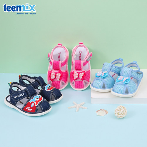 天美意宝宝学步鞋叫叫鞋特价清仓