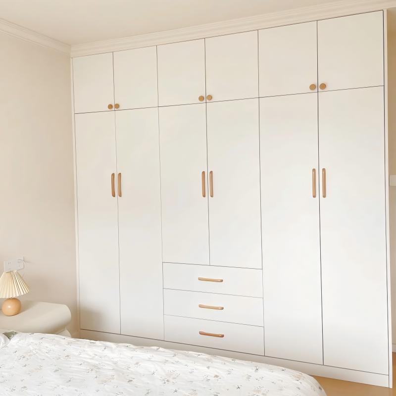 皮阿诺全屋定制衣柜整体衣柜家用卧室原木风步入式衣帽间定制柜子