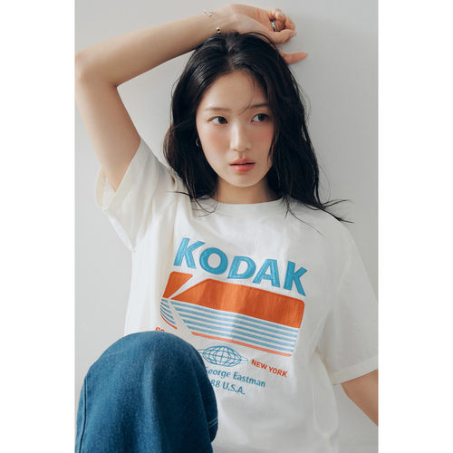 韩国代购正品柯达短袖T恤男女款