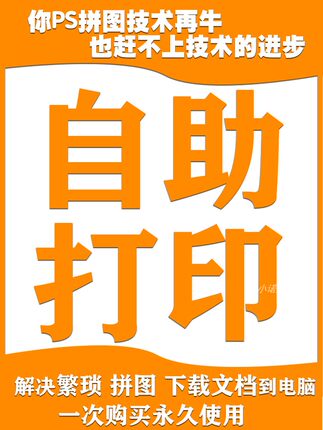 自助打印年费制无其他费无提现费无扣点无证件照费用分等级扣除