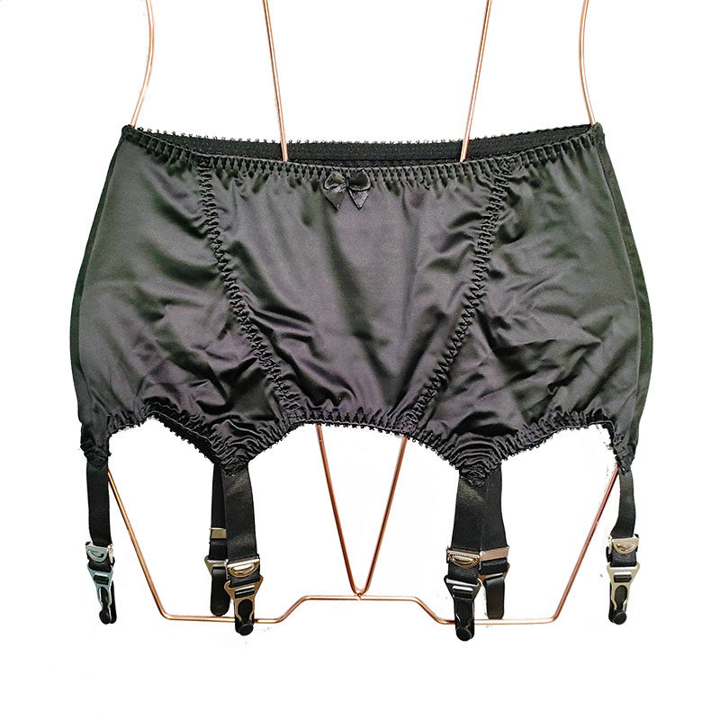 油光布高端面料收腹六抓6钩性感丝滑手感欧美诱惑丝袜防滑吊袜带