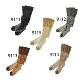 W911尼龙丝10D无弹性珠光法式 复古玻璃丝长筒袜大腿袜高筒袜多色