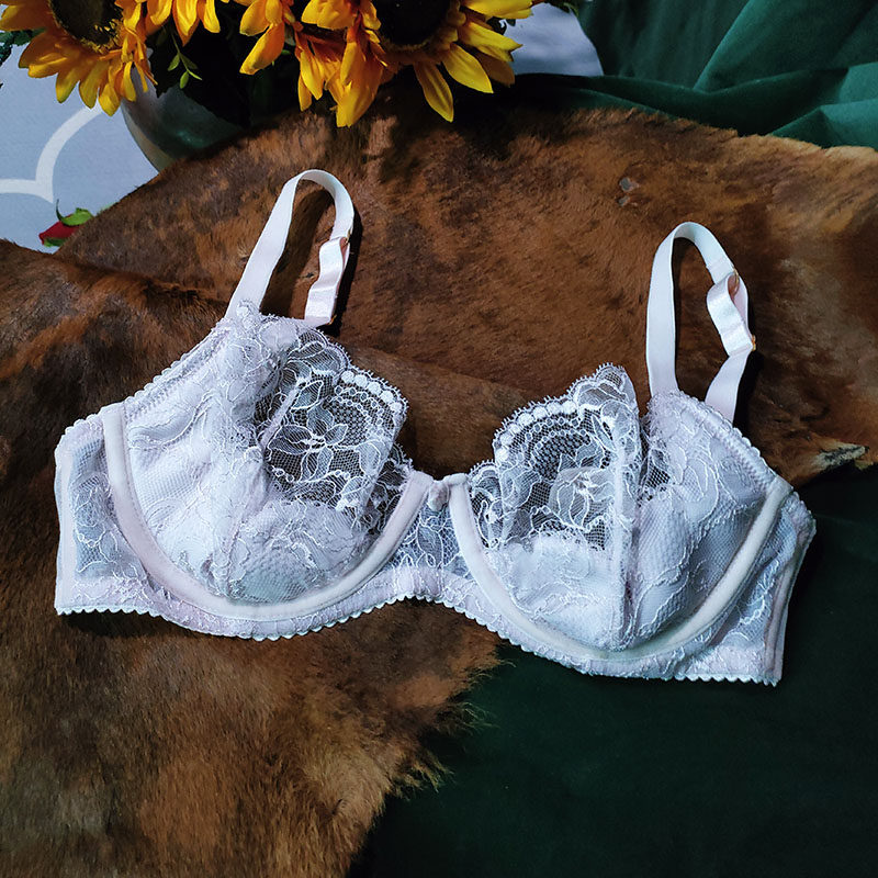 70f蒂塔vonfollies女神文胸粉红色性感惊艳有钢圈内衣超大码