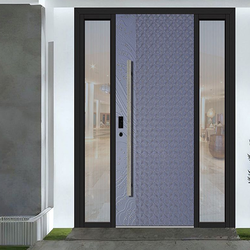 高端精雕铸铝别墅防盗入户门