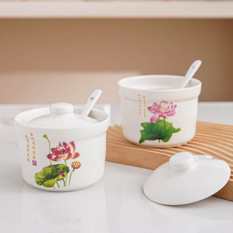 调味罐陶瓷盐罐厨房调料瓶罐子家用调味盐味精调料盒耐高温泼辣子,厨房/烹饪用具,调味瓶罐/调料研磨器,淘宝优惠券,粉丝福利购,淘宝优惠卷