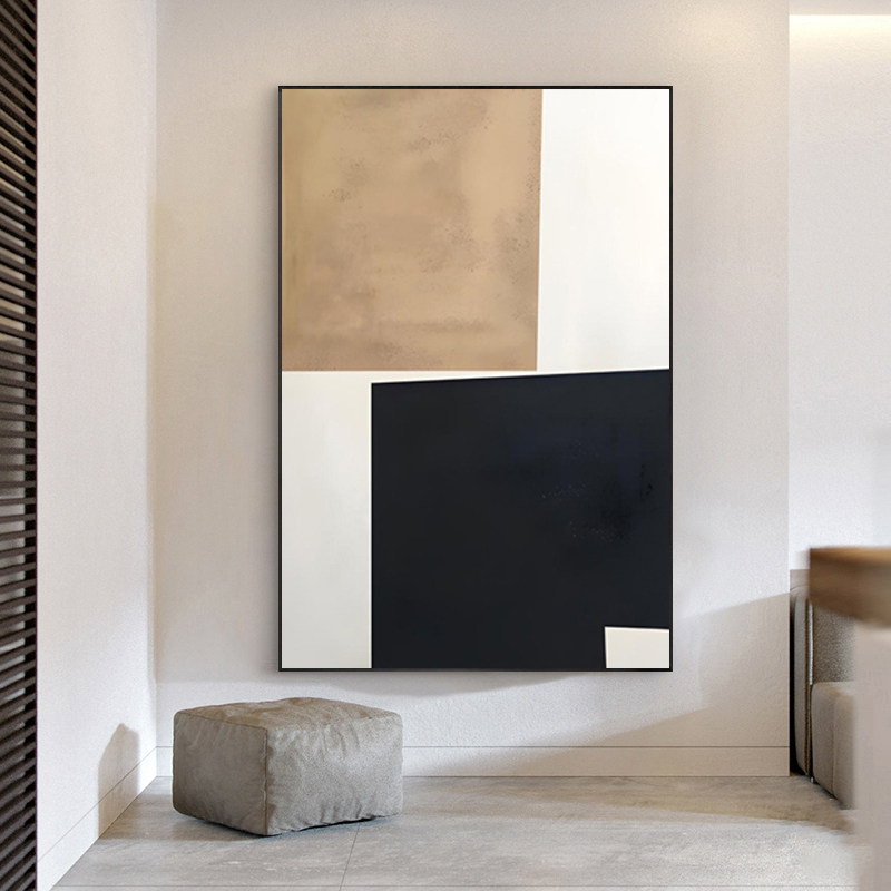 现代简约轻奢抽象侘寂风客厅沙发背景墙璧玄关卧室装饰挂画高级感