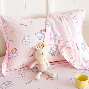 儿童纯棉双层纱枕套30x50/35x55小尺寸小号全棉枕头套40x60/48x74