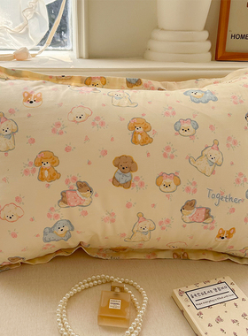 卡通纯棉大枕套50x80学生宿舍40x60全棉枕头套2025新款枕芯套大号