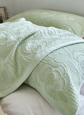 上海老式纯棉枕巾80年代复古怀旧全棉毛圈枕头巾毛巾盖巾成人家用