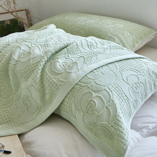 上海老式全棉枕巾一对装