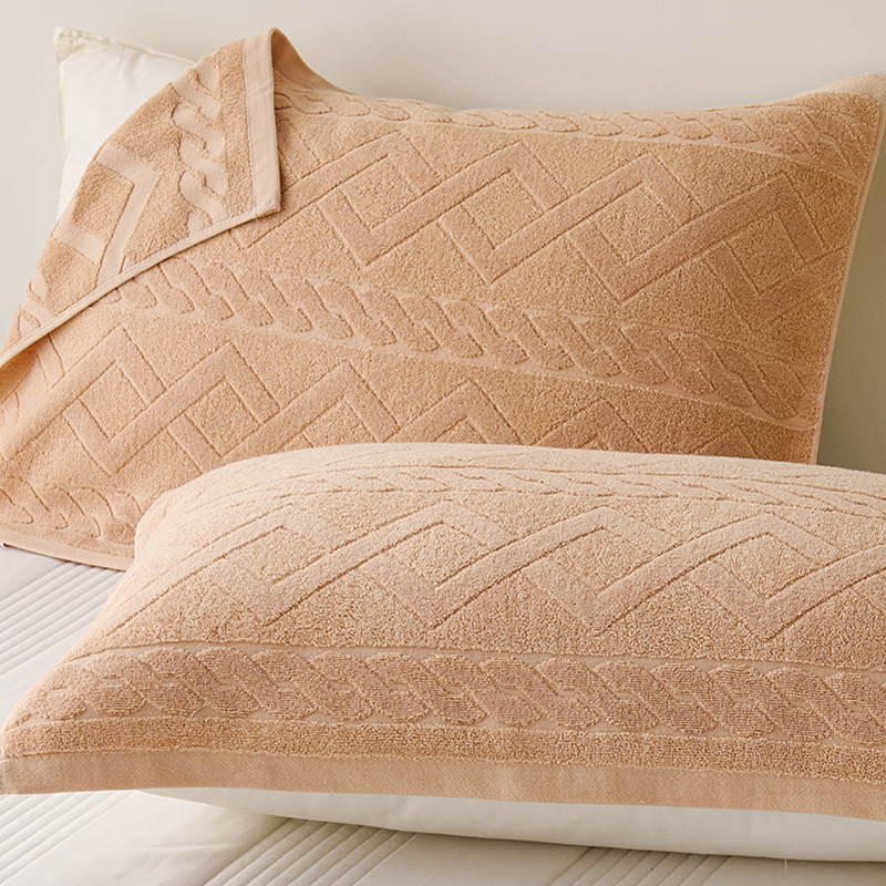 全棉纯棉老式毛圈款枕巾