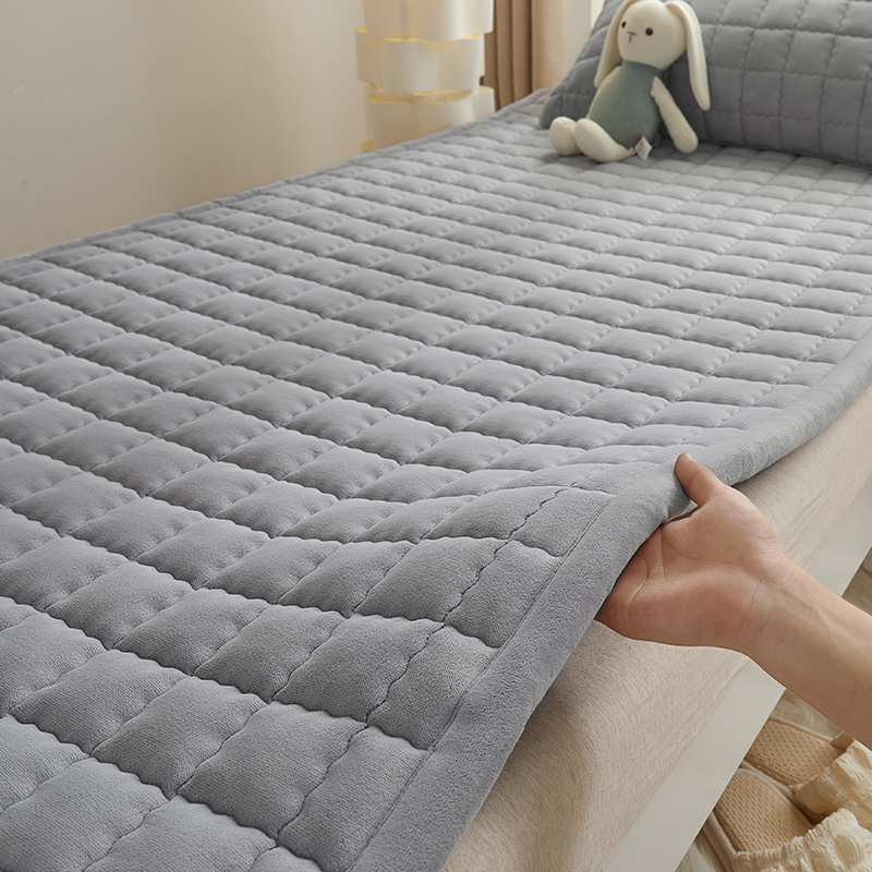 冬季加厚珊瑚牛奶绒毛毯学生宿舍床上用垫毯床单铺床单人毯子床垫