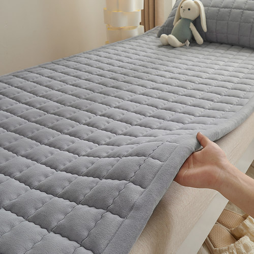 铺床防滑加厚毛毯床垫