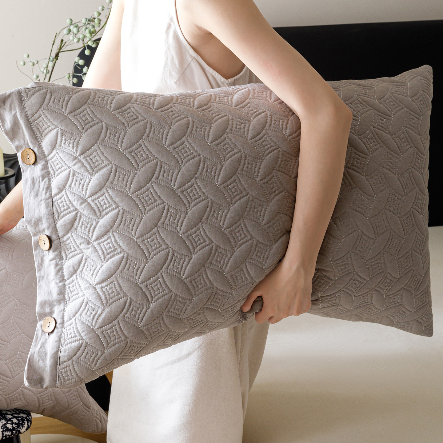 高档棉麻枕套一对亚麻枕头套家用加厚枕芯隔脏保护内胆套2026新款