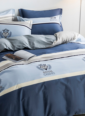 180x220x240纯棉被套单件100全棉1.5单人150x200x230被罩160x210