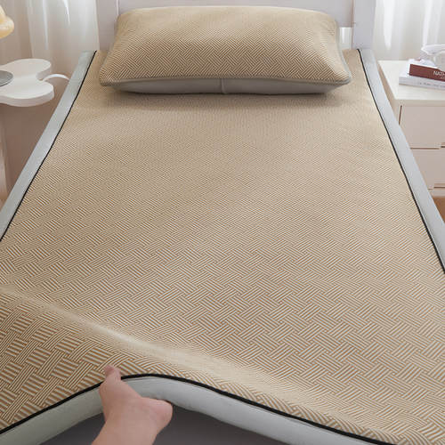 单人冰丝凉席90x190学生宿舍专用凉感床单空调凉席子可机洗2025新