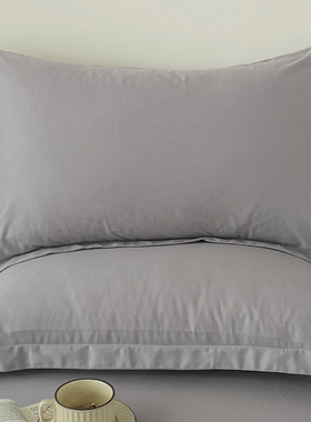 纯棉枕套50x80大尺寸大号大加大100全棉枕头套40cmx60cm成人家用.