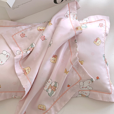 60S凉感莱塞尔天丝枕套