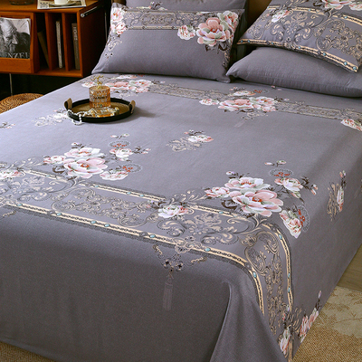 加厚全棉磨毛床单新款