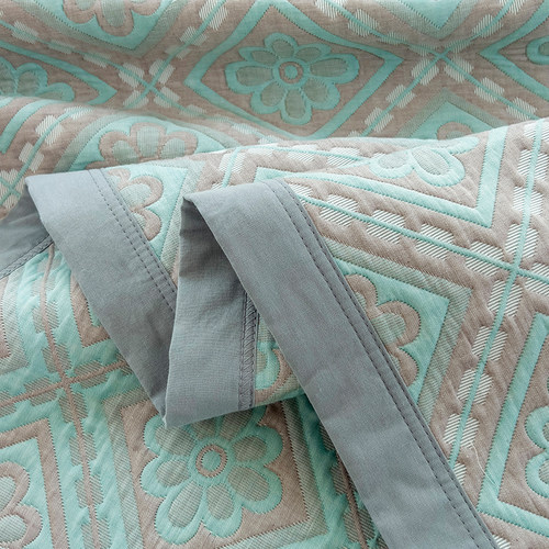 全棉纱布床盖床单软席