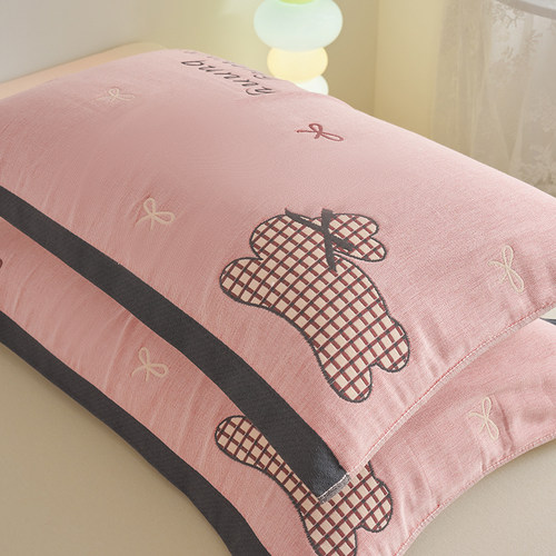 全棉加厚儿童成人枕巾吸汗防头油