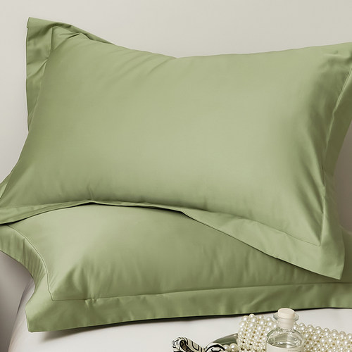 100支长绒棉枕头套一对装