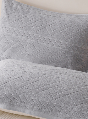 新款全棉枕巾100纯棉枕头垫巾80年代上海老式复古怀旧毛圈枕头巾.