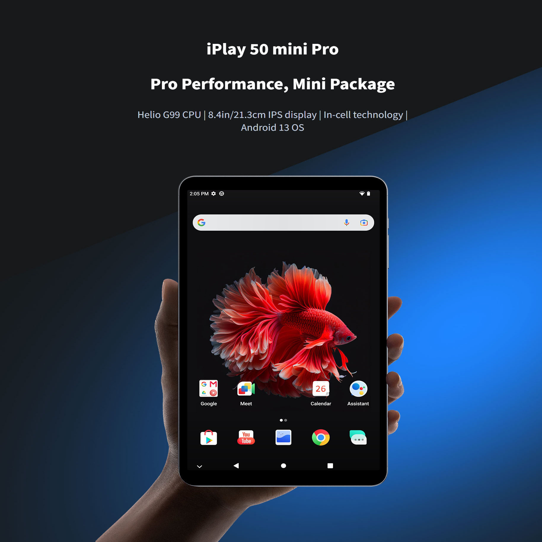 酷比魔方 掌玩mini Iplay50mini pro 8.4英G99八核芯256G平板电脑