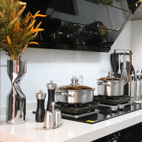 设计师款轻奢摆件样板间厨房套装