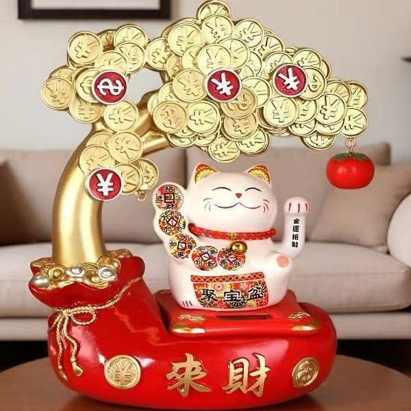 招财猫摆件乔迁新居开业礼物