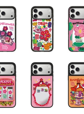 【原C-有钱花系列】richflow新年er马年限定防摔镜面magsf磁吸手机壳适用苹果iPhone17ProMax16prl15/14