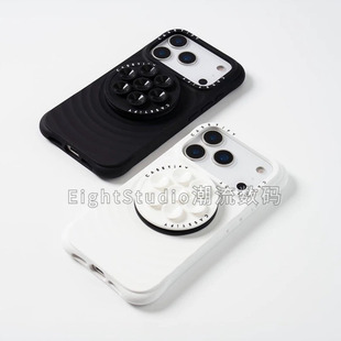 Magsafe磁吸手机纯色横竖支桌面支架 顶配吸盘折叠磁吸支架