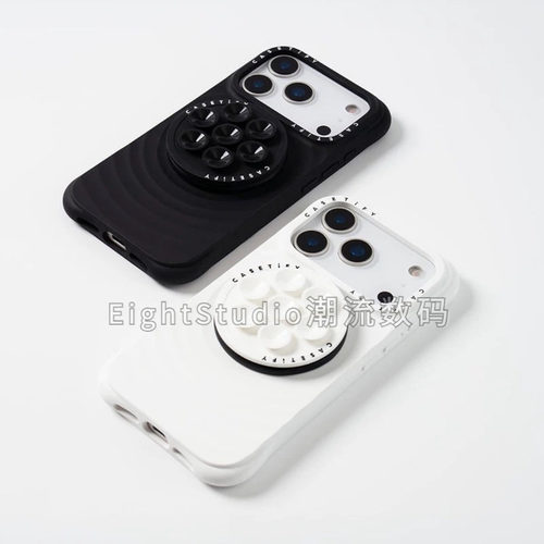 【顶配吸盘折叠磁吸支架】Magsafe磁吸手机纯色横竖支桌面支架