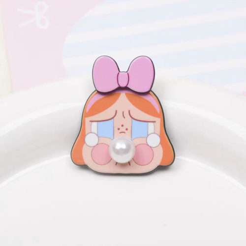 【哭娃高级DIY手机壳立体装饰贴】星星人粘贴式配件贴纸创意配饰
