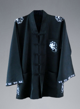 清微神霄之士所用五雷雷神全套服装上衣裤子手绣布艺好料道家用品