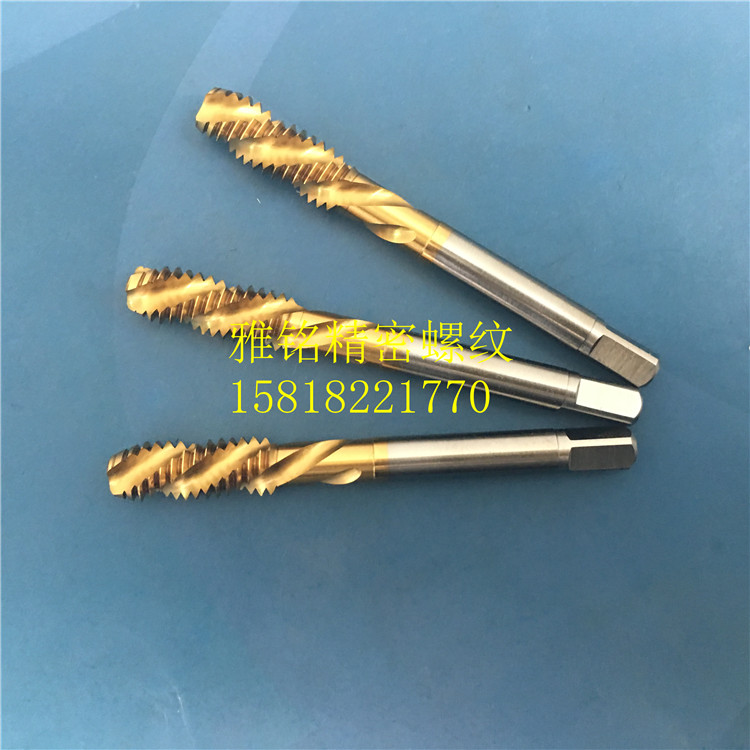 日本YAMAWA镀钛米制航空左旋反牙螺旋丝锥MJ2-3-4-5-6-7-8钢丝攻