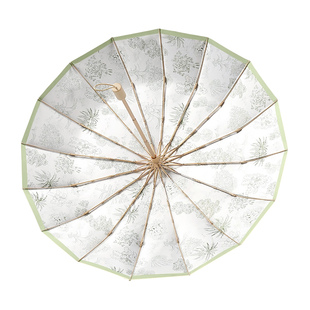 德国雨伞女高颜值晴雨两用加大16骨手动款防晒防紫外线高端太阳伞