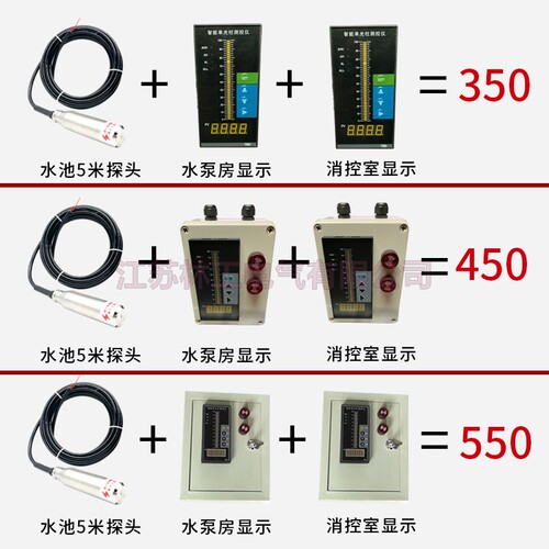 。液位变送器 水位显示仪表 消防水箱液位计 水池水位控制器 4~20