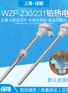 WZP-230/WZP231/PT100铂热电阻PT100温度传感器K型固定螺纹热电偶