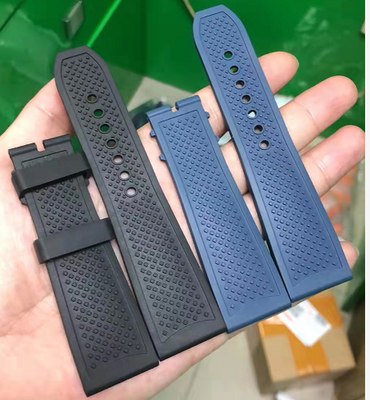 进口橡胶表带适用卡地亚卡历博CALIBRE胶带伦敦坦克23MM表链