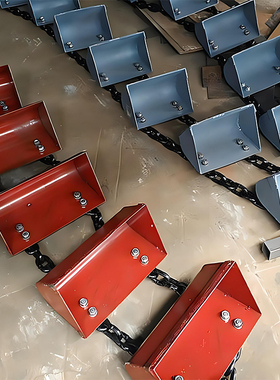 TH250系列挖斗提升机料斗圆环链斗提机链条不锈钢提升机斗勾配件