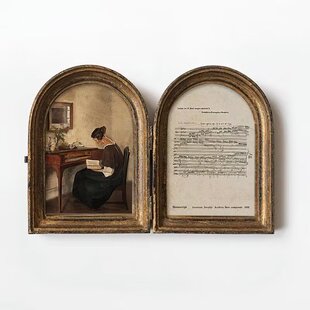 欧式客厅复古法式背景墙装饰画创意挂墙相框摆件画框树脂挂饰摆台