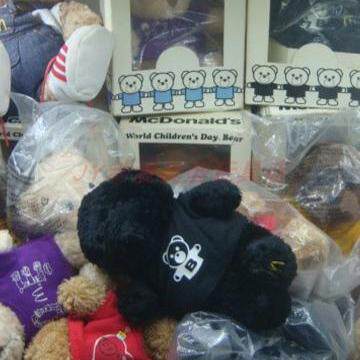 麦当劳世界儿童日Bear毛绒熊公仔