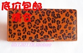 清仓女式 时尚 钱夹韩版 高帆正品 马毛豹纹牛皮皮夹长款 真皮女士钱包
