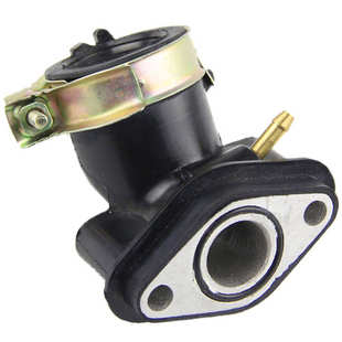 GY6 50进气管 踏板车GY6 80cc化油器接口进气管 48cc进气喉管