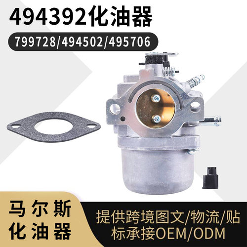 799728化油器494392 494502 495706 496592 4980割草机carburetor